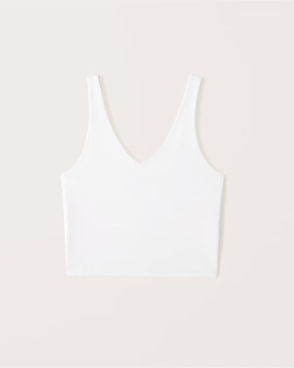 Women's Contour V-Neck Tank | Women's Tops | Abercrombie.com | Abercrombie & Fitch (US)