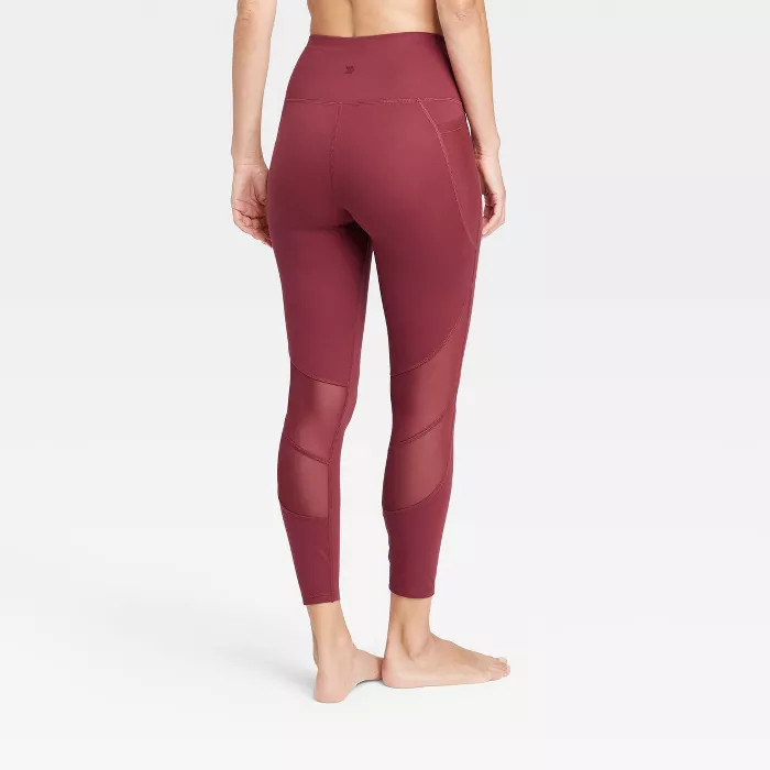 Women's Contour Power Waist High-Waisted 7/8 Leggings 25" - All in Motion™ | Target