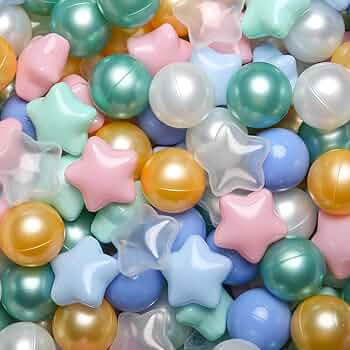 GOGOSO Pearl Ball Pit Balls Stars - Safe and Healthy Play Balls for Toddlers and Kids' Sensory Pl... | Amazon (US)