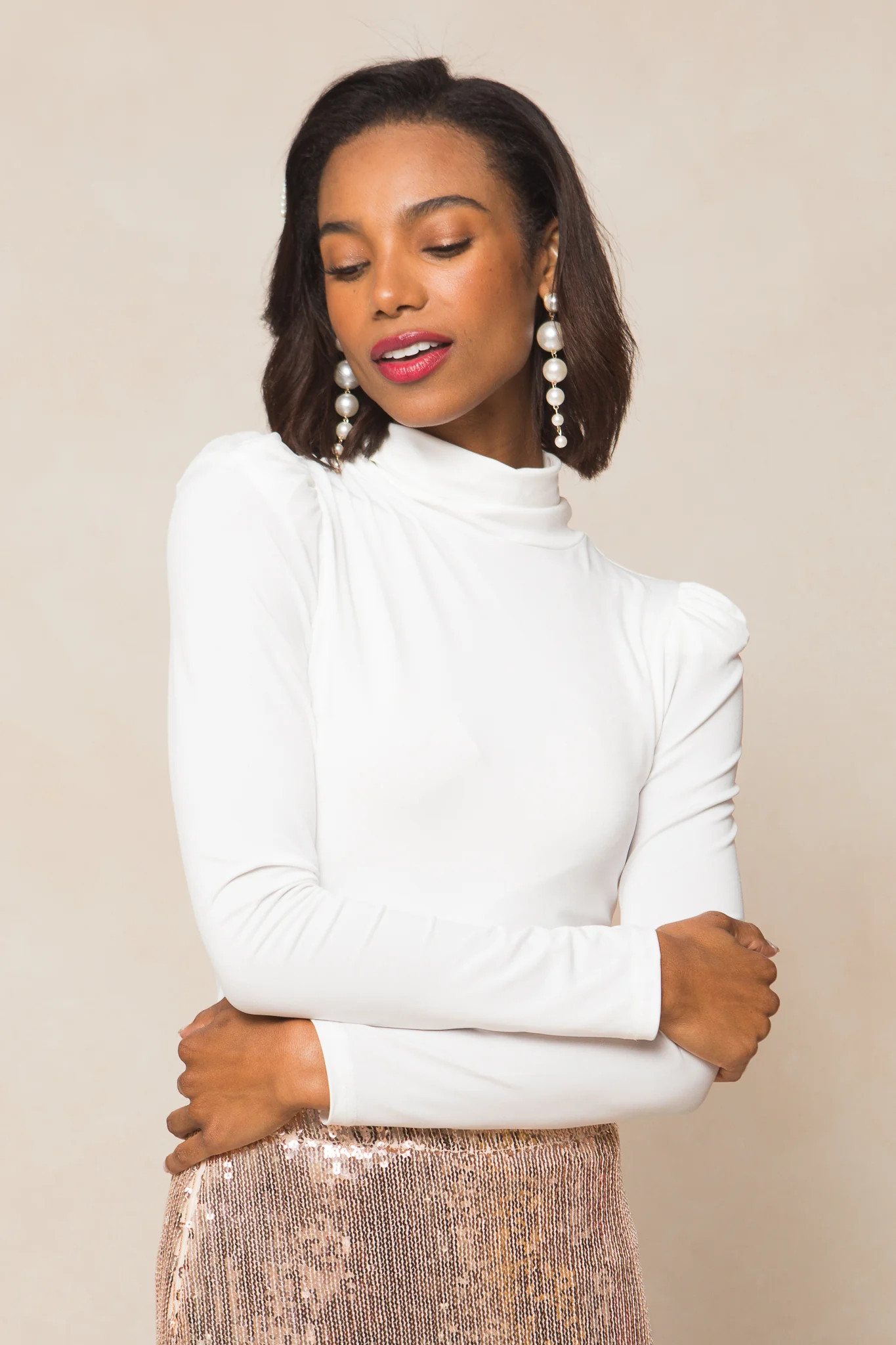 Aren Top in White | Ivy City Co