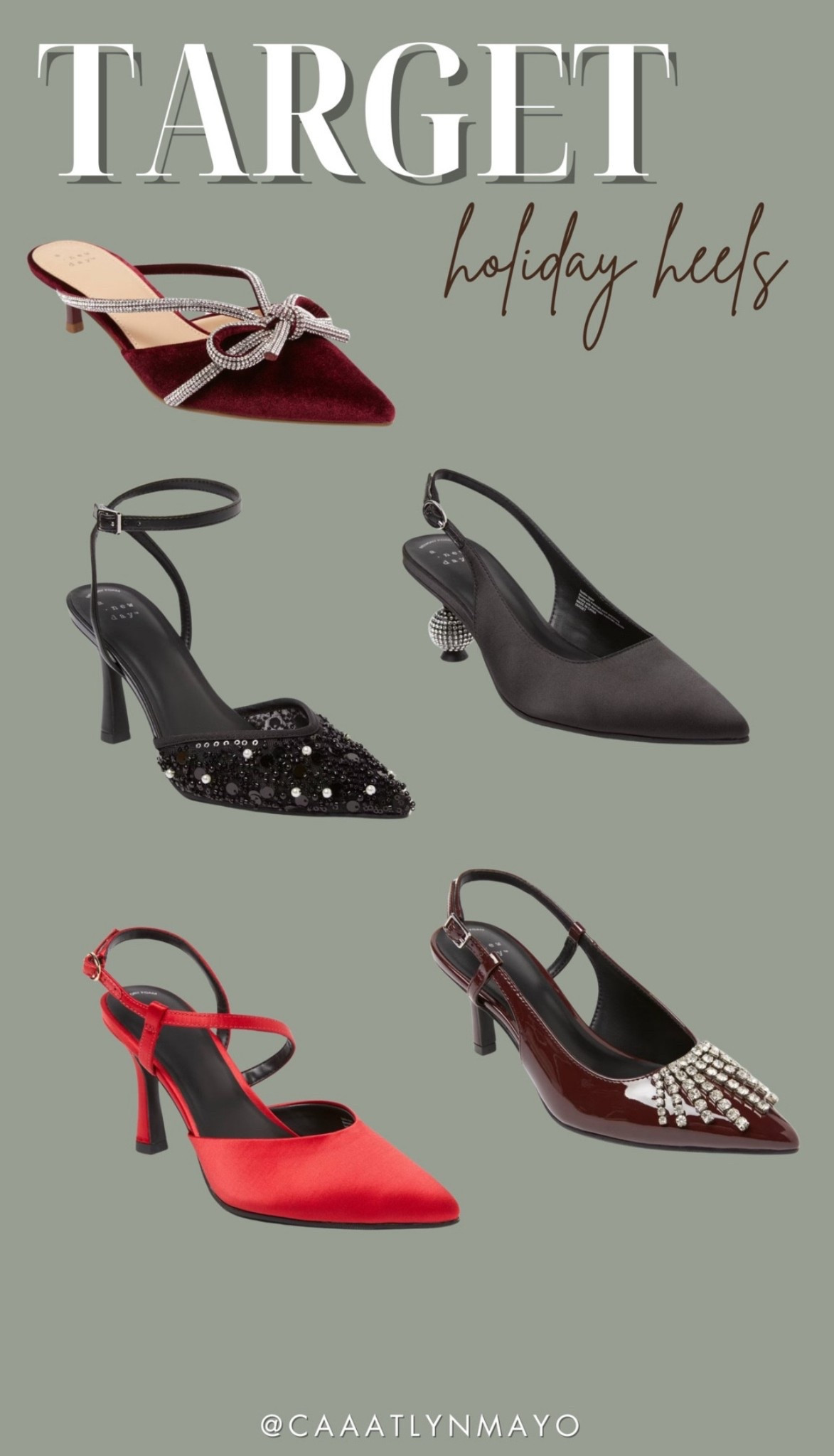 Holiday Heels at Target - So good!!

#LTKgrwm #LTKFindsUnder50 #LTKHoliday