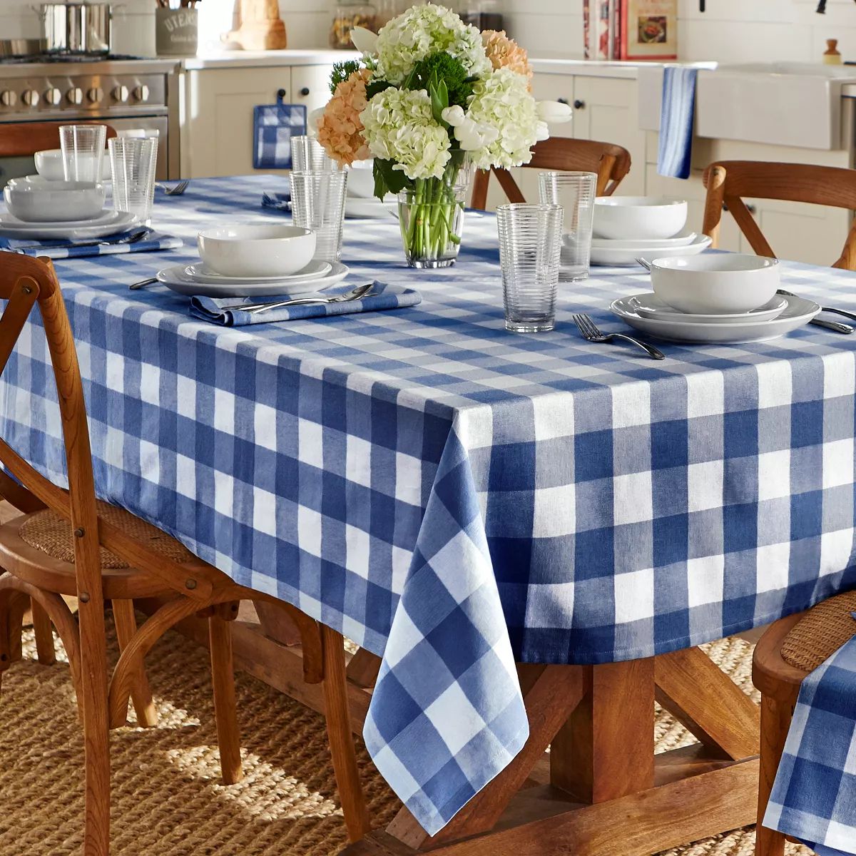 Farmhouse Living Buffalo Check Tablecloth Collection - Elrene Home Fashions | Target