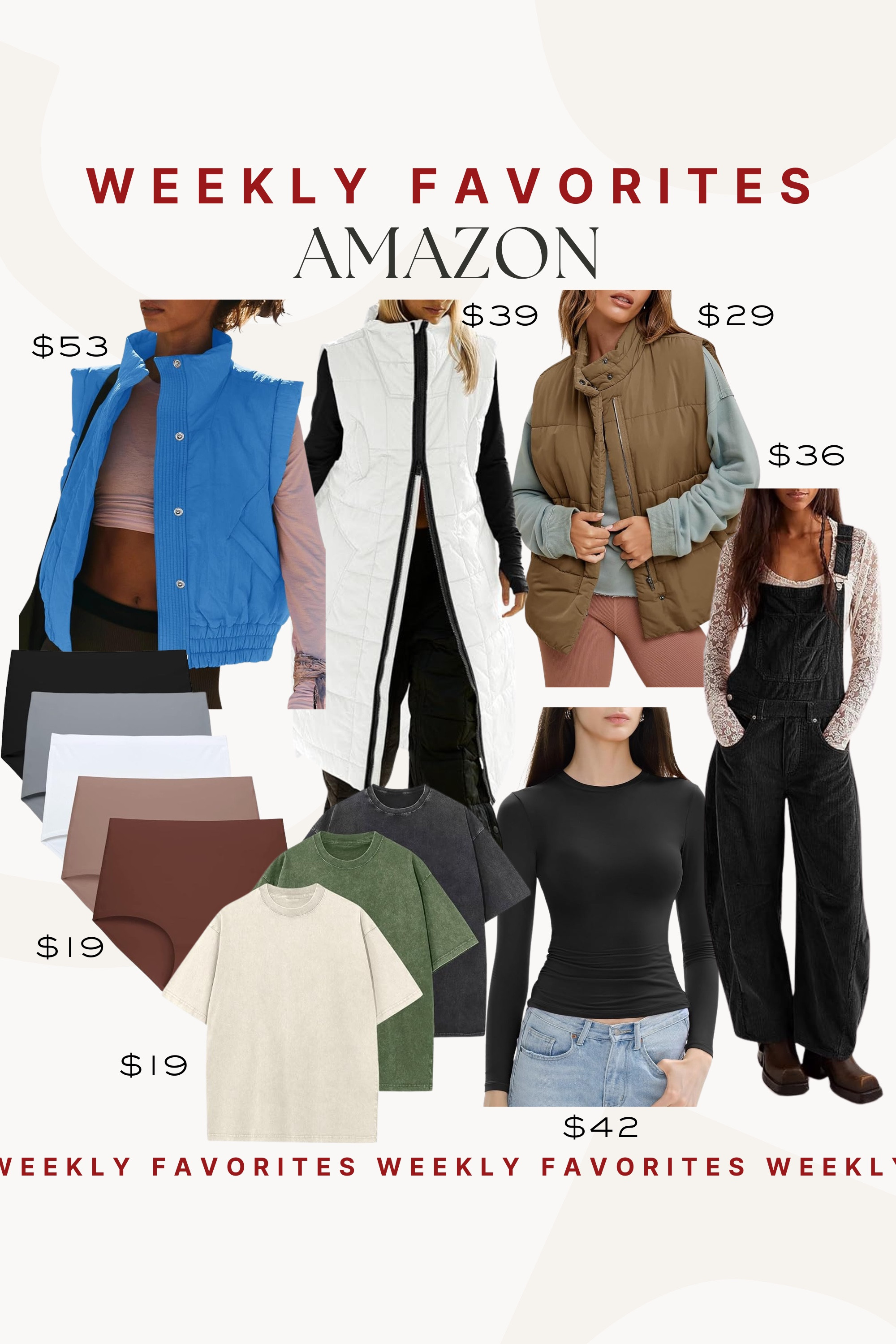 This weeks Amazon favorites, our favorite undiesss, seriously these are the BEST!

Amazon favorites, Amazon finds, Amazon fashion, Amazon outer wear

#LTKSeasonal #LTKFindsUnder100 #LTKFindsUnder50