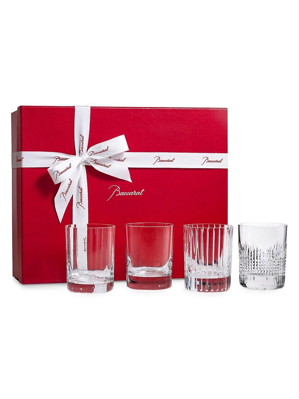 Baccarat 4 Elements 4-Piece Double Old-Fashioned Tumbler Set | Saks Fifth Avenue