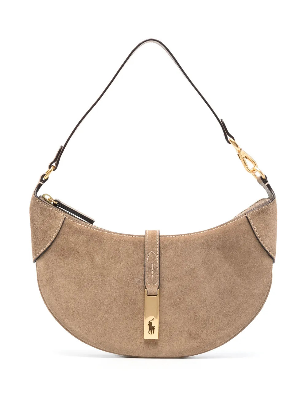 Polo Ralph Lauren Small Polo ID Suede Bag - Farfetch | Farfetch Global