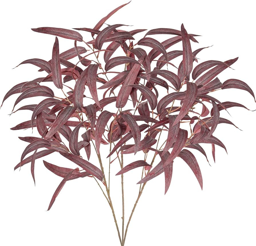 Briful Fall Artificial Eucalyptus Branches for Indoor Outdoor Decor, Autumn Farmhouse Decorations... | Amazon (US)
