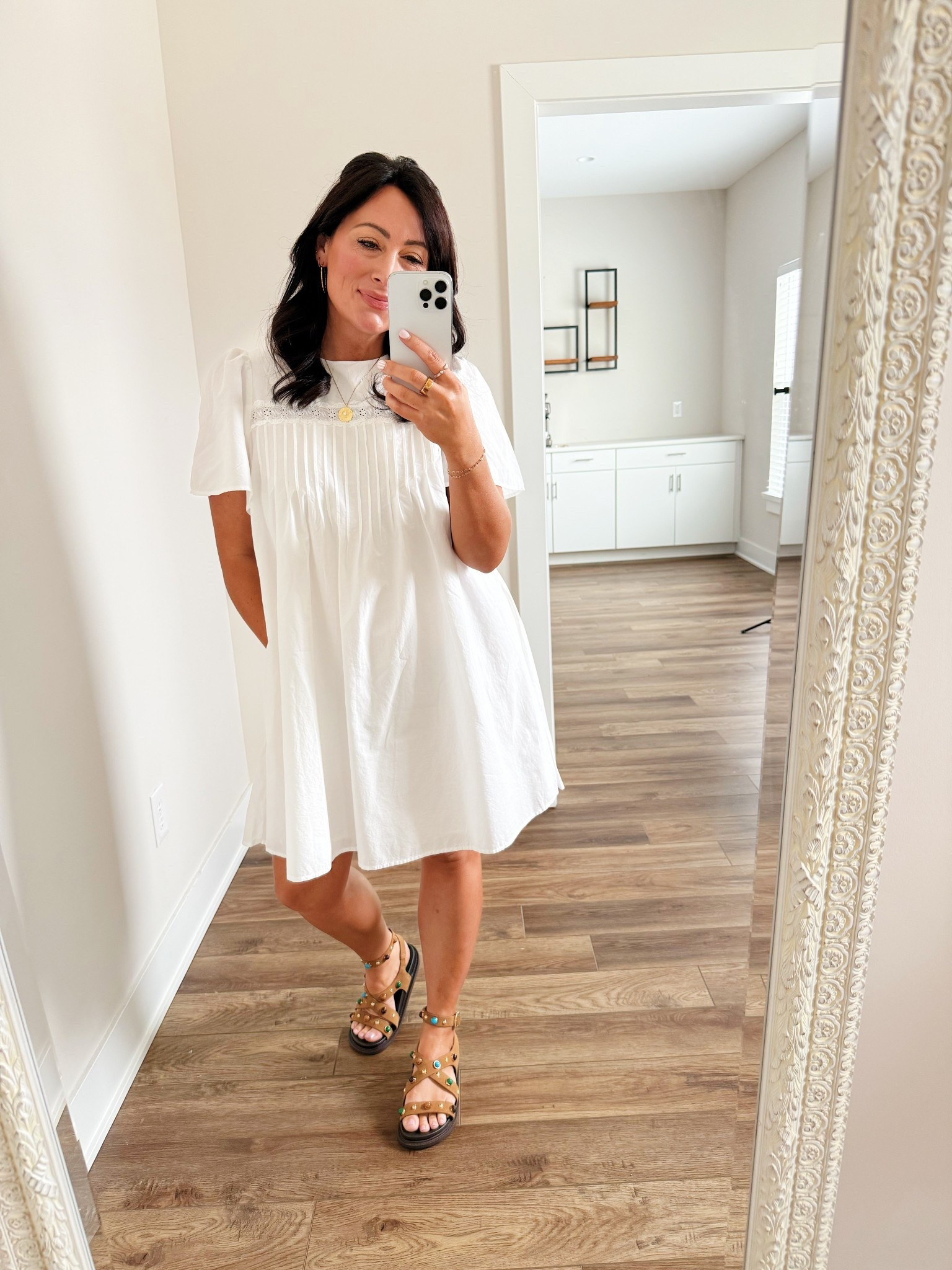 TARGET 🎯 TUESDAY 
• medium dress - true to size 
• sandals true to size 


#LTKgrwm #LTKootd #LTKPetite