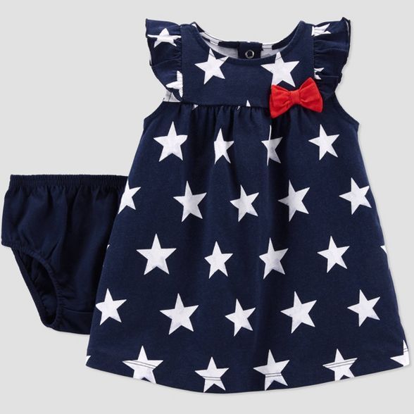 Baby Girls' Star Dress - Just One You® made by carter's Navy | Target