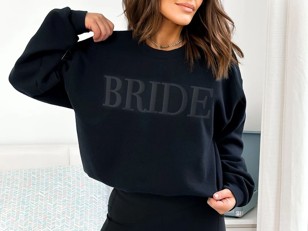 Bride Sweatshirt Crewneck Engagement Gift Bridal Future Mrs - Etsy | Etsy (US)