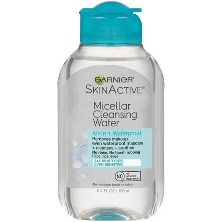 Garnier SkinActive Micellar Cleansing Water, For Waterproof Makeup, 3.4 fl. oz. | Walmart (US)