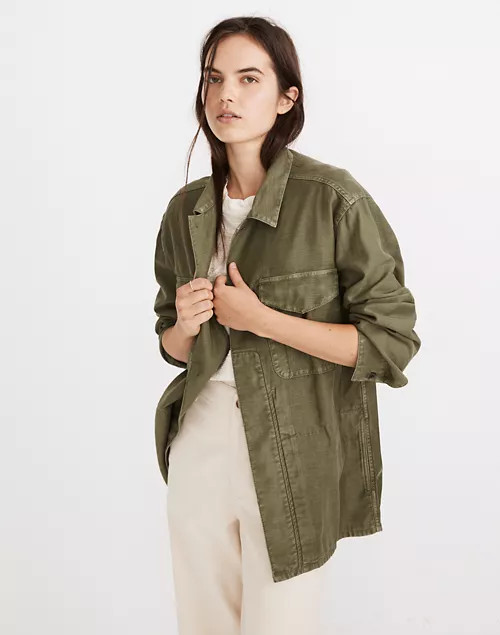 Military Shirt Jacket | Madewell