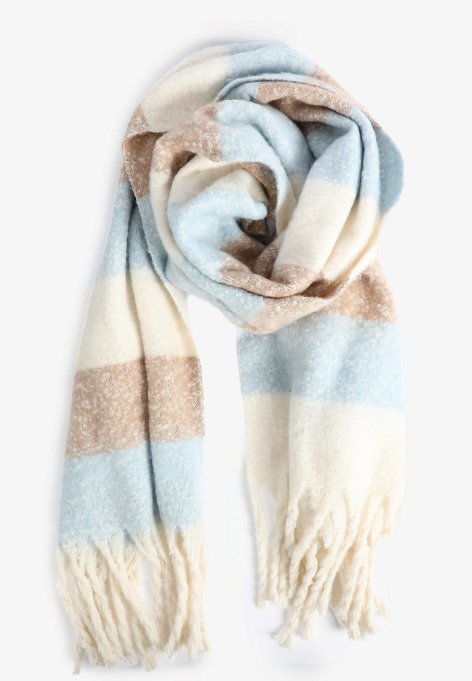 Striped Fringe Scarf | Maurices
