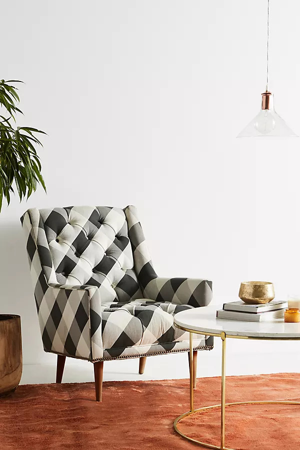 Buffalo Check Booker Chair | Anthropologie (US)