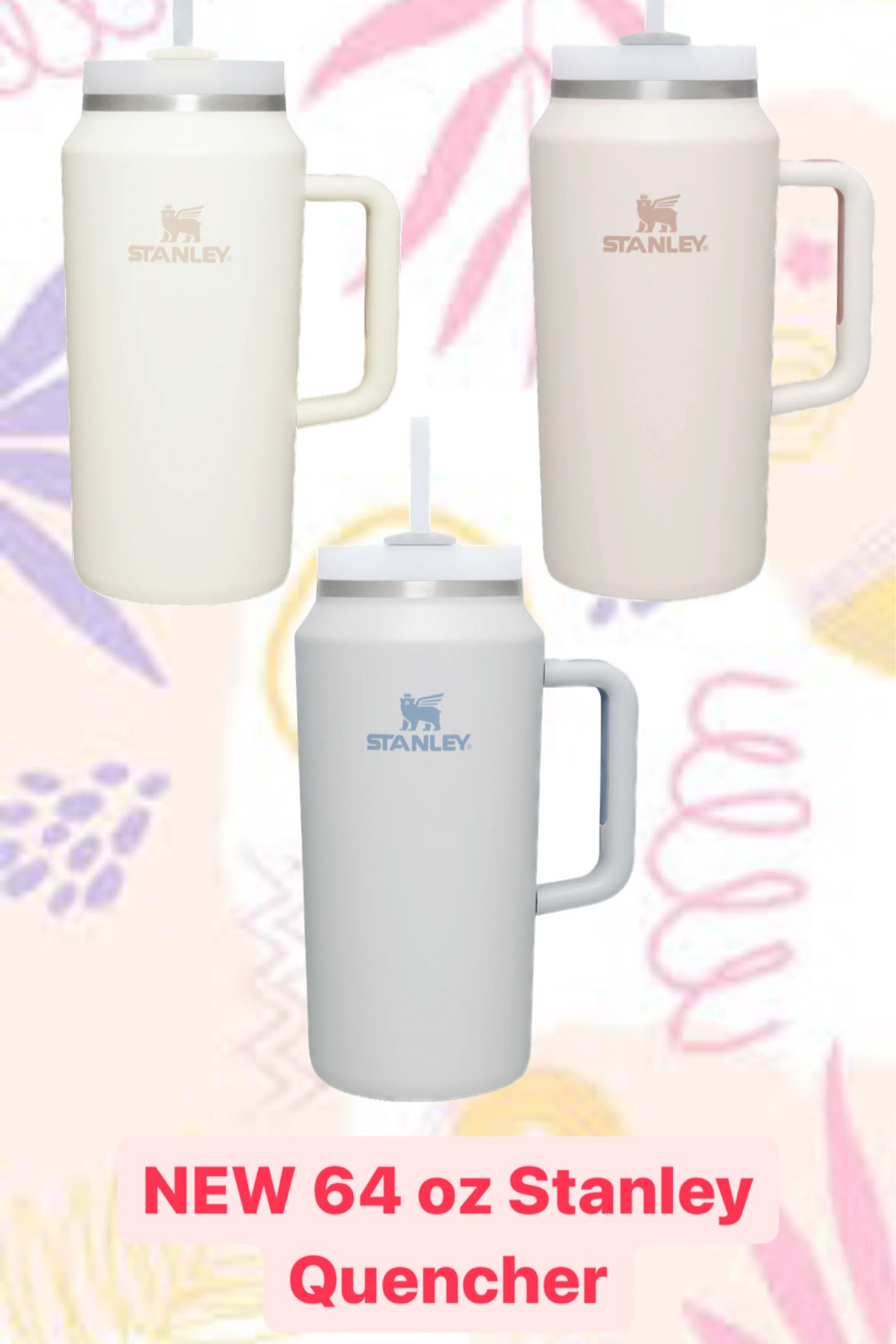 🤩 NEW Stanley Drop! 🤩
Check out these brand new Quencher Tumblers now available in a 64oz size!  If the 40oz just wasn’t quite big enough for you, they now have this US Exclusive to upgrade to!  It comes in 7 different colors to choose from!

#LTKfit #LTKGiftGuide #LTKunder100