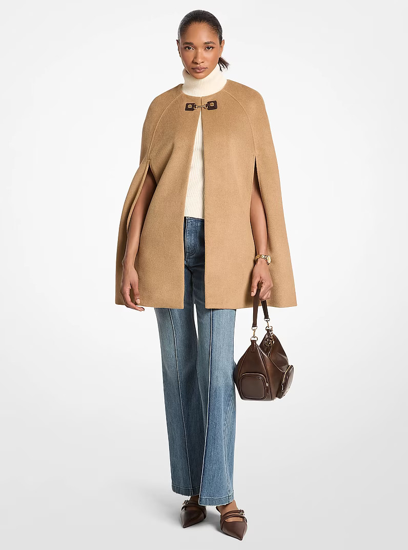 Woven Cape | Michael Kors US