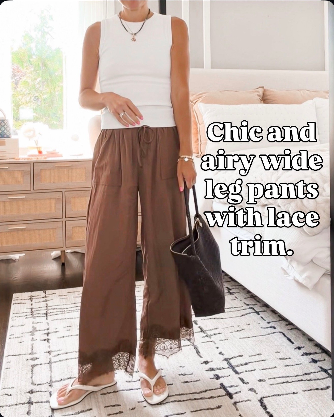 I never thought I’d say this… but at 43, I hardly wear leggings anymore. 🤍

Not because there’s anything wrong with them (I’ll absolutely still wear them for workouts and cozy days 😂)… but I realized there are so many comfy options that make me feel just a little more put together.

Lately, I’ve been reaching for:
✨ Pull-on wide leg pants
✨ Soft lightweight denim
✨ Comfy matching sets
✨ Airy linen pants
✨ Relaxed trousers that feel like pajamas

They’re just as comfortable, but I feel more like me when I put them on.

If you’ve been living in leggings because you think they’re your only comfy option, I hope this gives you a few new ideas. ❤️

#LTKOver40 #LTKSeasonal #LTKootd