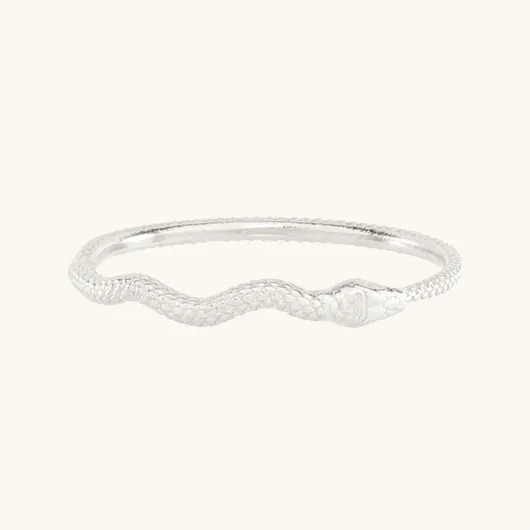 Sylvie Silver Snake Stacking Ring | Catbird