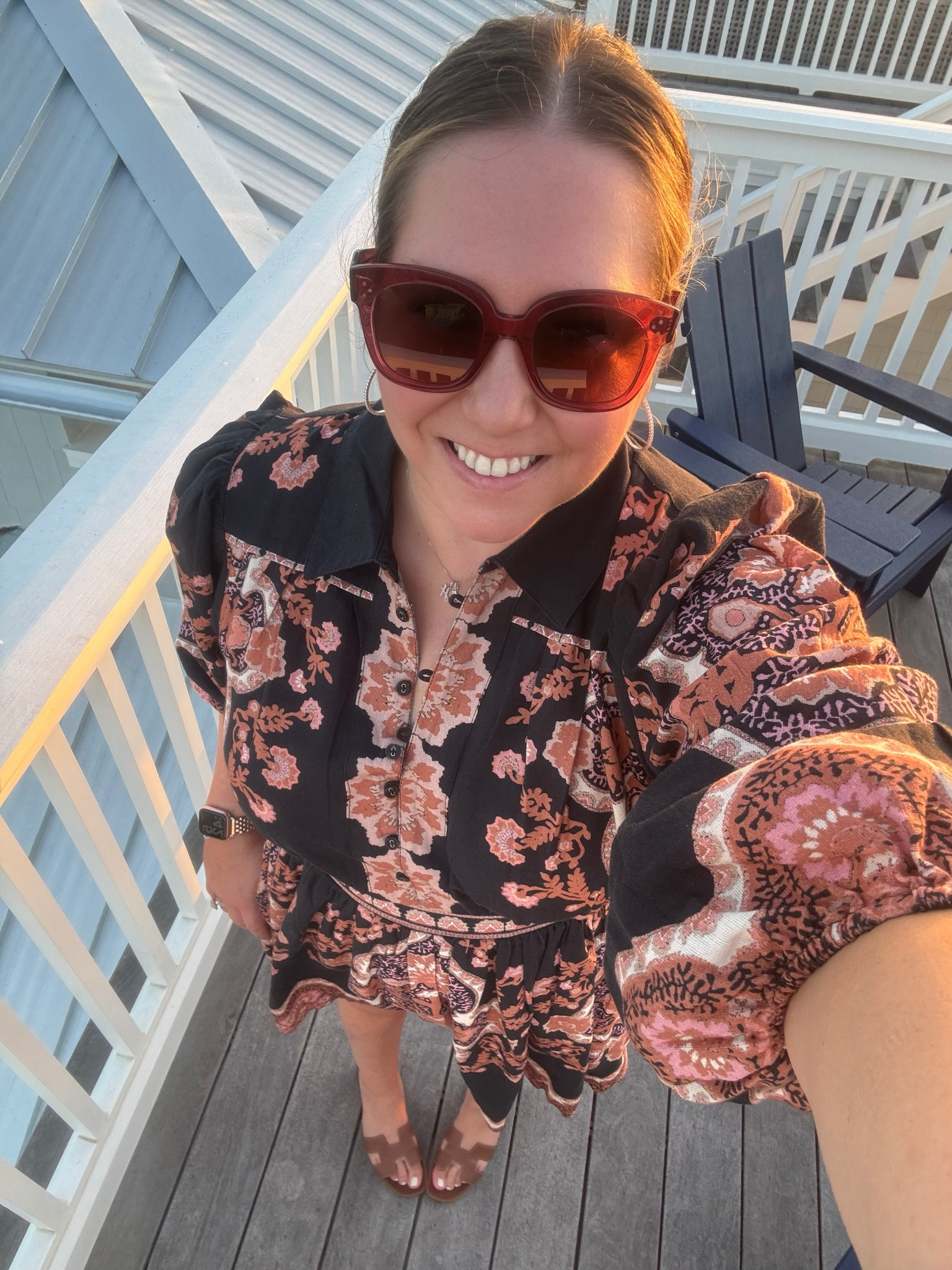 I loved this print so much that when Cleobella launched a dark version I couldn’t resist. It was perfect for a spooky night at the beach on Halloween! I linked it in a few styles but I love this dress version so much. I paired it with simpler leather sandals and pink sunglasses that went with the print  

#LTKStyleTip #LTKMidsize #LTKTravel