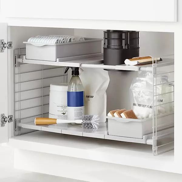 Expandable Under Sink Organizer | The Container Store