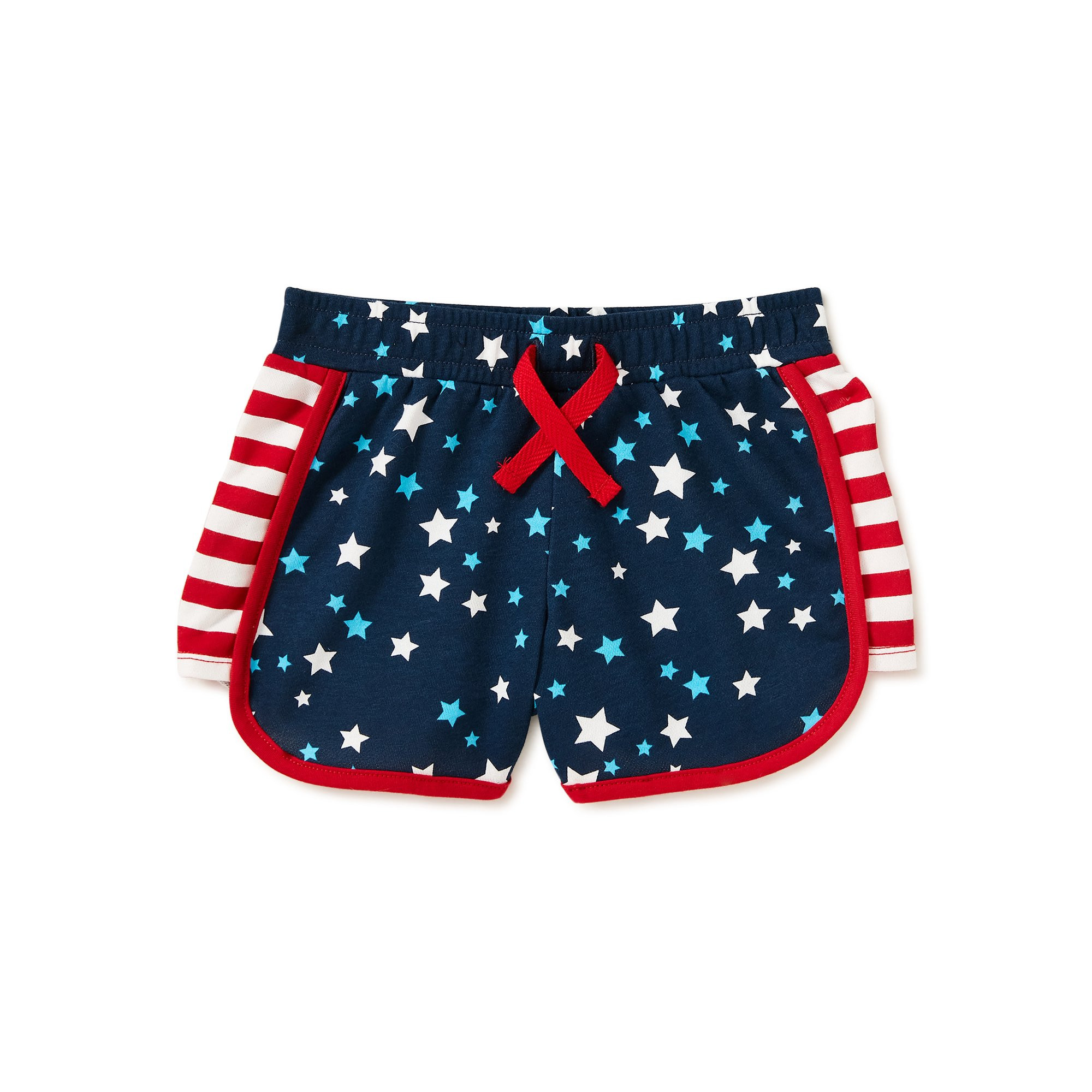 Way to Celebrate Girls Americana Stars Dolphin Shorts, Sizes 4-18 | Walmart (US)