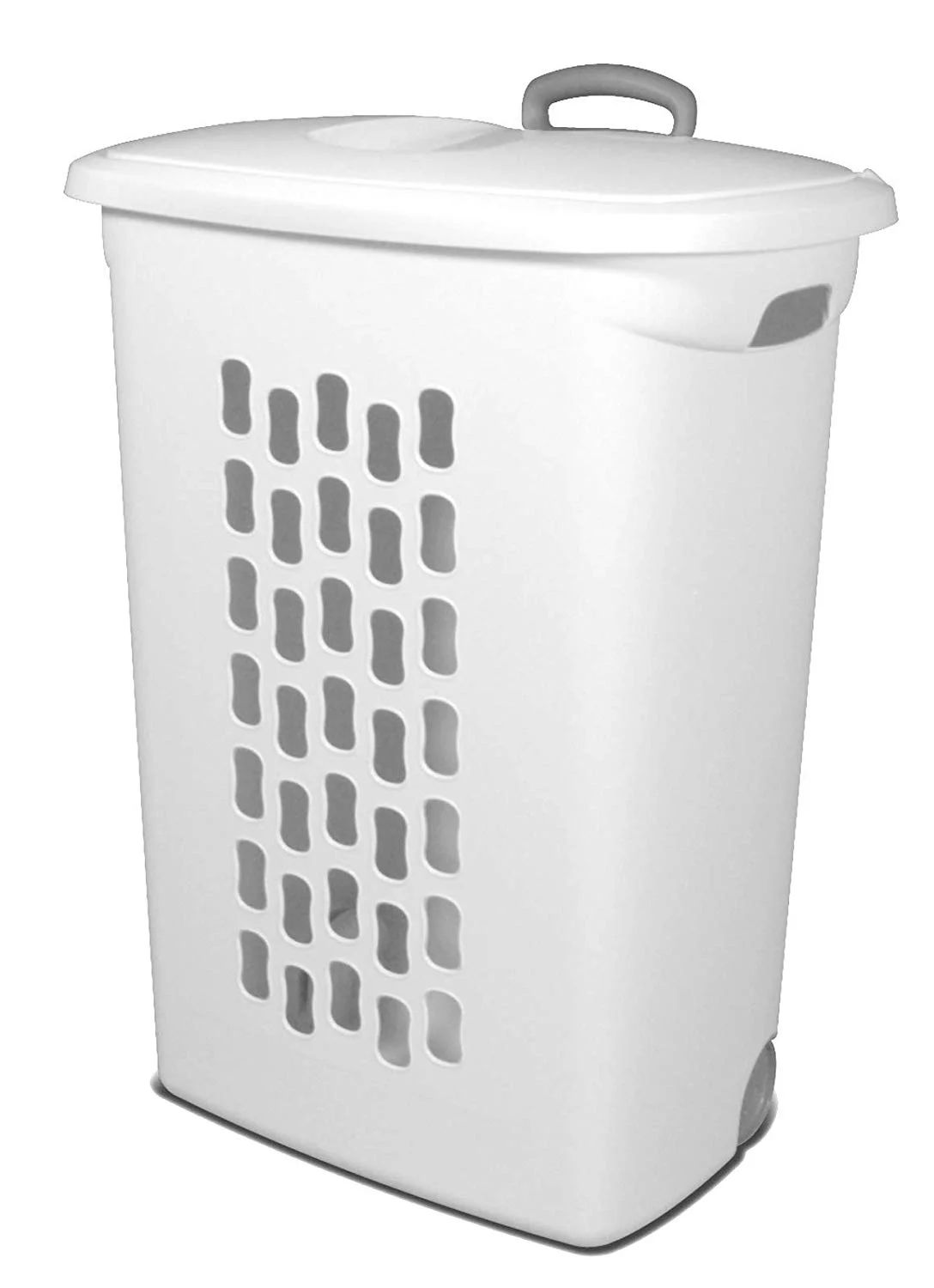 Sterilite 12228003 Wheeled Hamper with Handles and Wheels, White | Walmart (US)