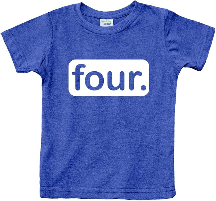 4th Birthday Shirt boy Gifts for 4 Year Old Boys Shirts Toddler Tshirt Fourth 4 | Amazon (US)