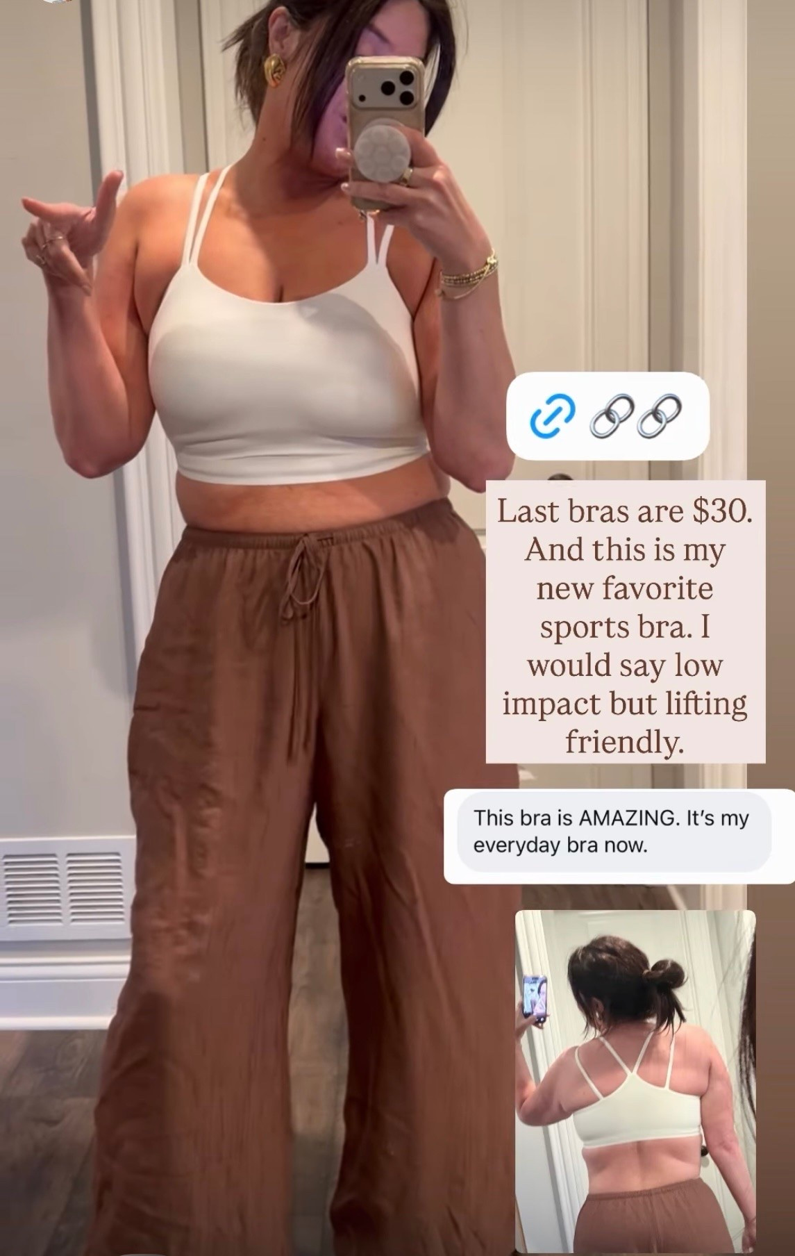 Last day of the $30 Soma bra sale! This is the Yoga Bra, my (Missy’s) FAVORITE everyday/sports bra. It is SO comfortable, doesn’t roll up, and is low-impact and light material but still provides lift and coverage.

#LTKSaleAlert #LTKMidsize #LTKActive