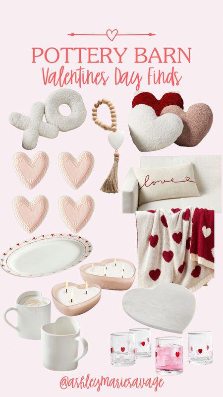 Valentine’s Day Decor

Pottery barn
Heart shaped pillows
Cozy blanket
Heart shaped plates
Valentine’s Day candle
Valentine’s Day coffee mugs


#LTKSeasonal #LTKHoliday #LTKhome