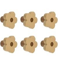 MOROBOR 12PCS Bear Shaped Wooden Knobs Single Hole Beech Wood Handles Cupboard Cabinet Handle Kno... | Amazon (US)