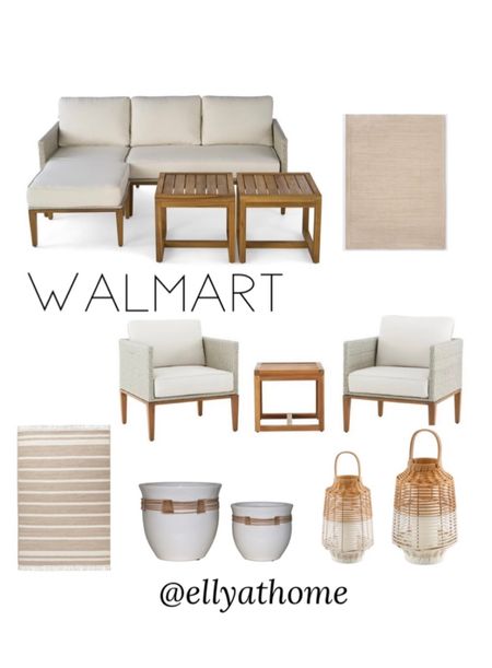 Neutral outdoor patio furniture and accessories at Walmart home. Outdoor rugs, planters, seating set, lanterns, sofa, table. Shop early for popular and best selling favorites. Outdoor living, porch, patio, backyard, spring, summer. 


#LTKFind #LTKfamily #LTKhome