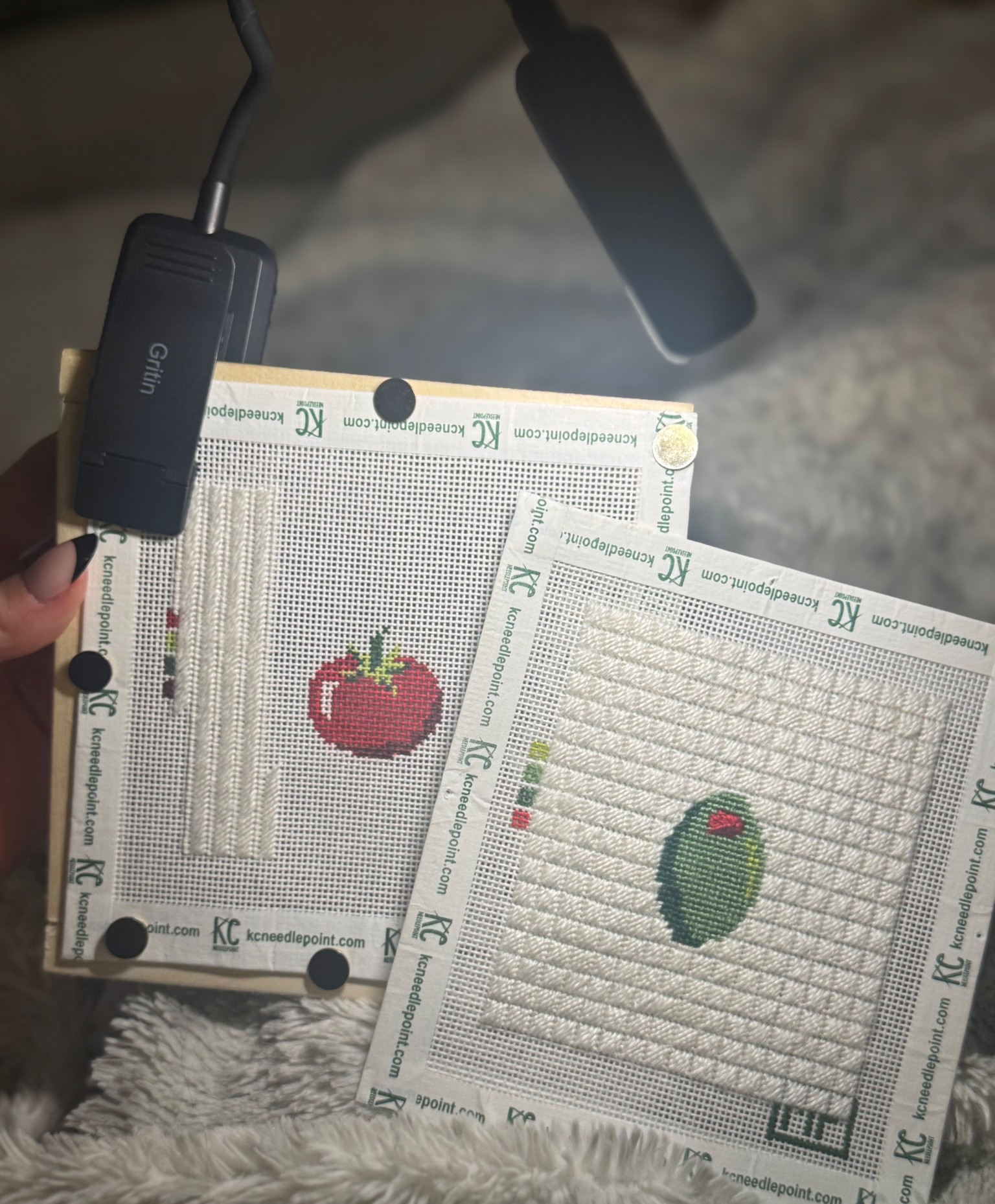 Start your needlepoint journey with me. Make sure to get your canvas “kitted with threads” it will also come with a needle! 

#LTKHoliday