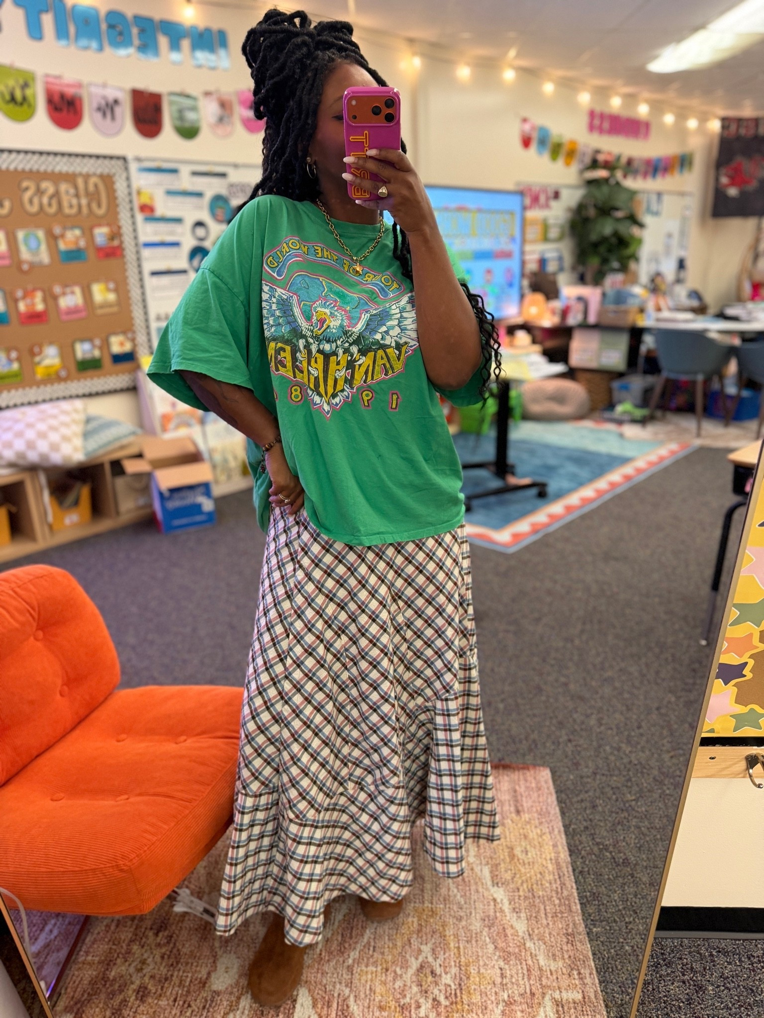 Monday! 
Shirt: One Size
Skirt: Small

#LTKdayinmylife #LTKgrwm #LTKootd