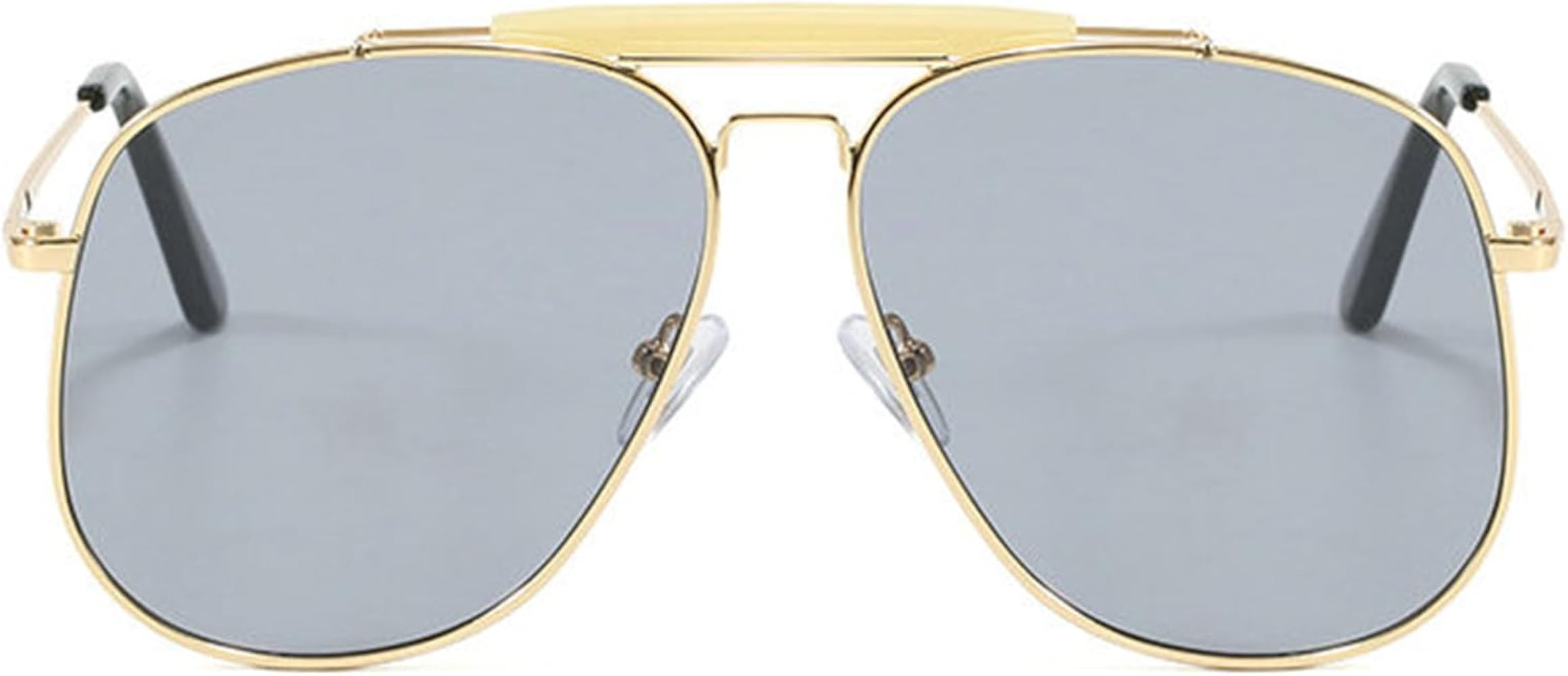 willochra Oversized Pilot Square Sunglasses For Women Men Vintage 70s Polygon Sun Glasses Ladies ... | Amazon (US)