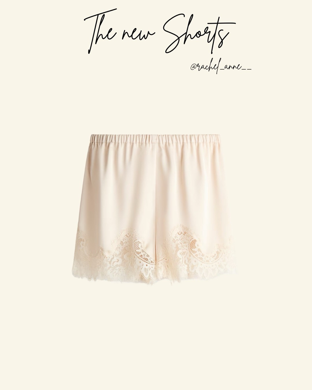 The new £22.99 satin lace shorts have dropped 🐚

#LTKuk #LTKsummer #LTKeurope