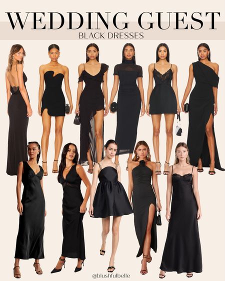 Heading to a black tie wedding this summer? I rounded up some formal black dresses at various price points! 

#LTKParties #LTKStyleTip #LTKWedding
