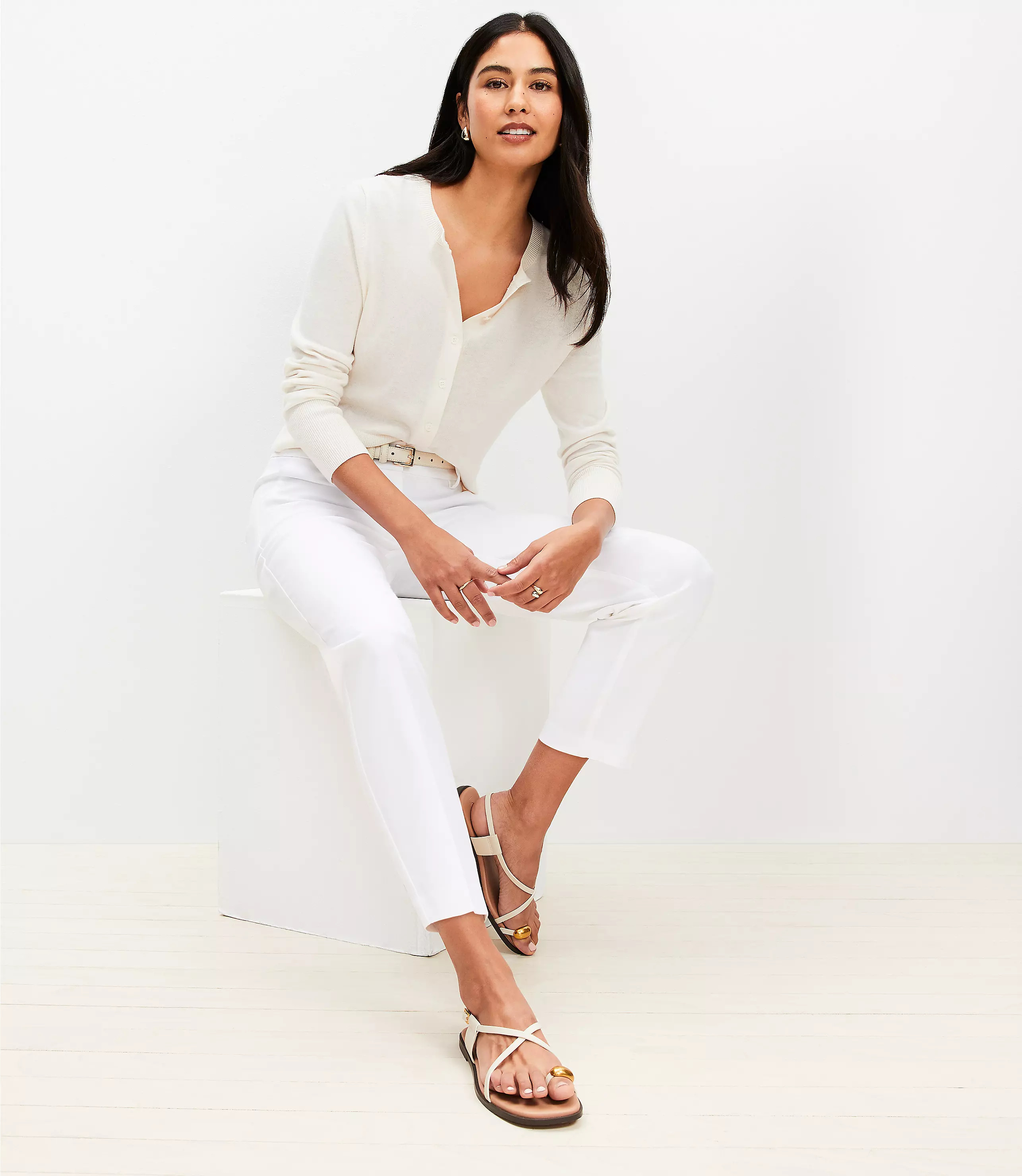 Petite Riviera Slim Pants in Doubleweave | LOFT