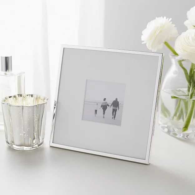 Fine Silver Photo Frame 3x3” | The White Company (UK)