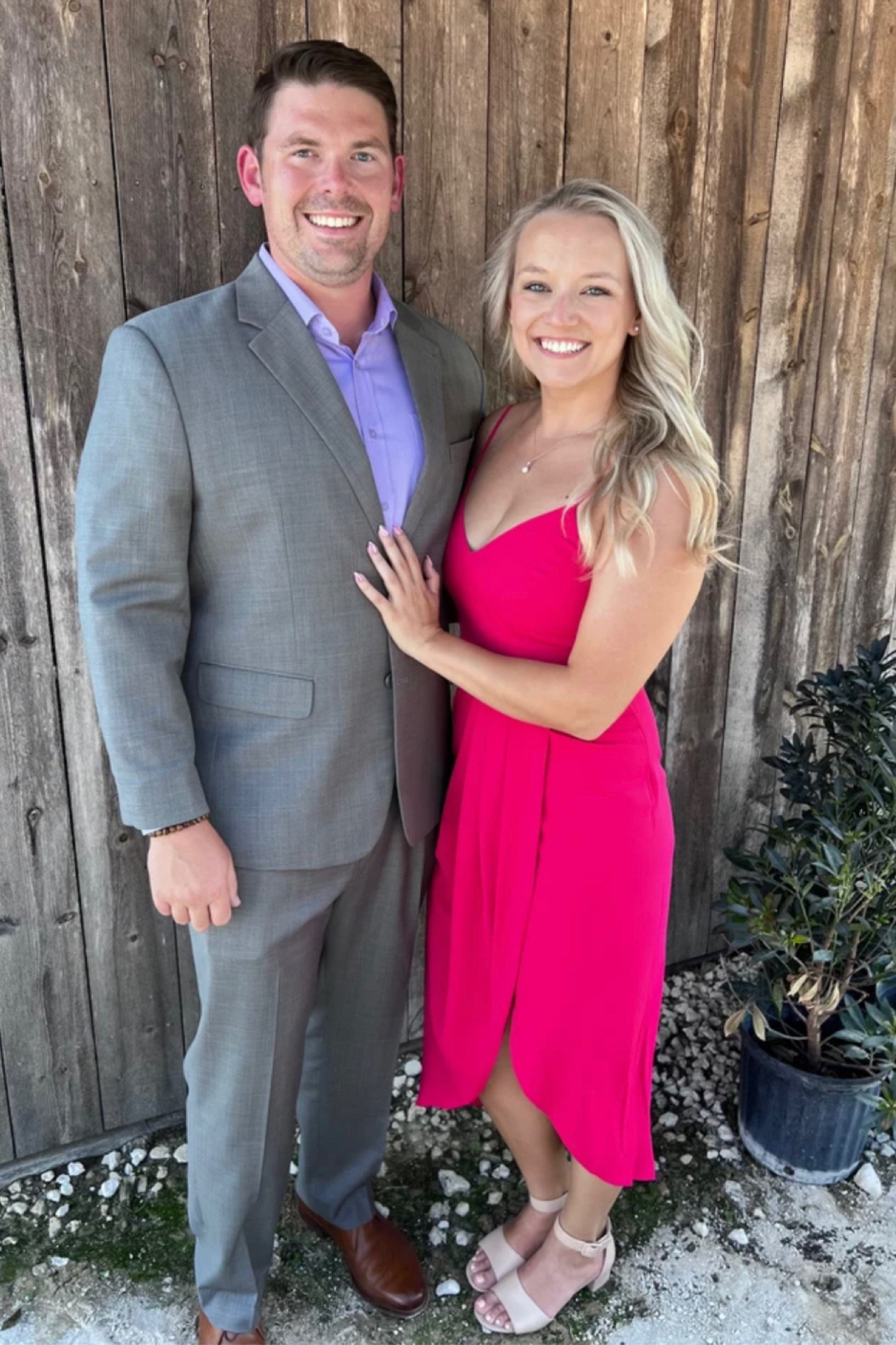 This hot pink wedding guest dress is a cute cocktail dress and a great summer wedding guest dress!

#LTKunder100 #LTKwedding
