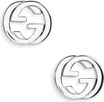 Interlocking-G Stud Earrings | Nordstrom