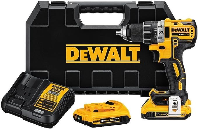 DEWALT 20V MAX Cordless Drill / Driver Kit, Brushless, 1/2-Inch (DCD791D2) | Amazon (US)