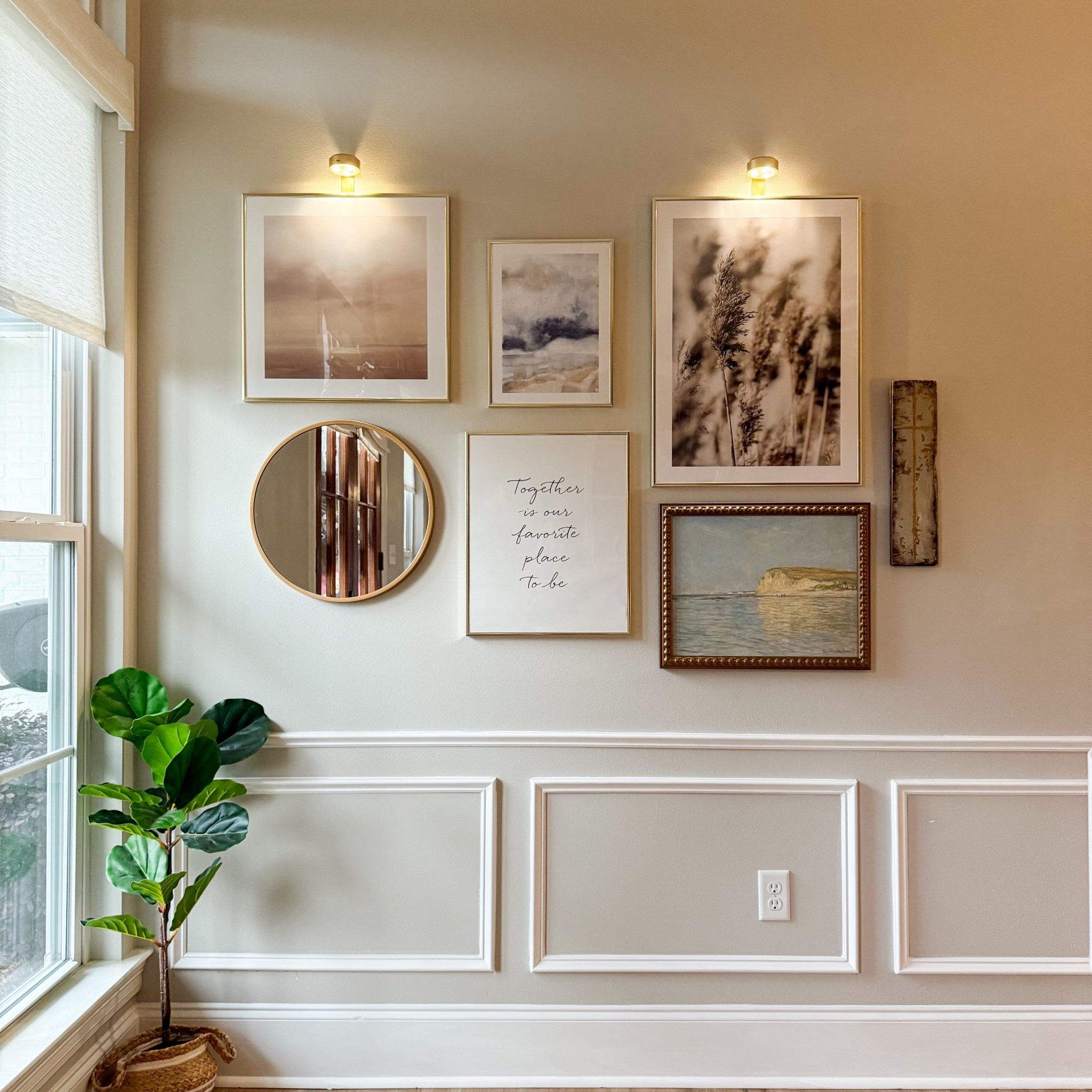 Slowly but surely we have been upgrading this space, and these @ezvalo_official Wall Picture Lights with Rechargeable Batteries are game changing. 

Not only do they have rechargeable batteries, but they can easily be installed. The built in magnets make it easy to hang and take down for charging. The remote control allows for easy control of the lights while they are hanging, from warm white, cold white as well as 12 RGB color.

Create that beautiful wall art gallery with these long lasting, low power wall picture lights 🫶🏻💡 

#ezvalo #ezvalolife #ezvalolonglasting  #undercabinetlight #gift #giftideas #amazonfind

#LTKHome #LTKFindsUnder50