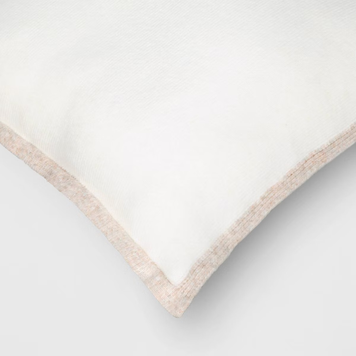 The Cozy Collection Cozy Faux Cashmere Knit Square Throw Pillow Ivory - Threshold™ | Target
