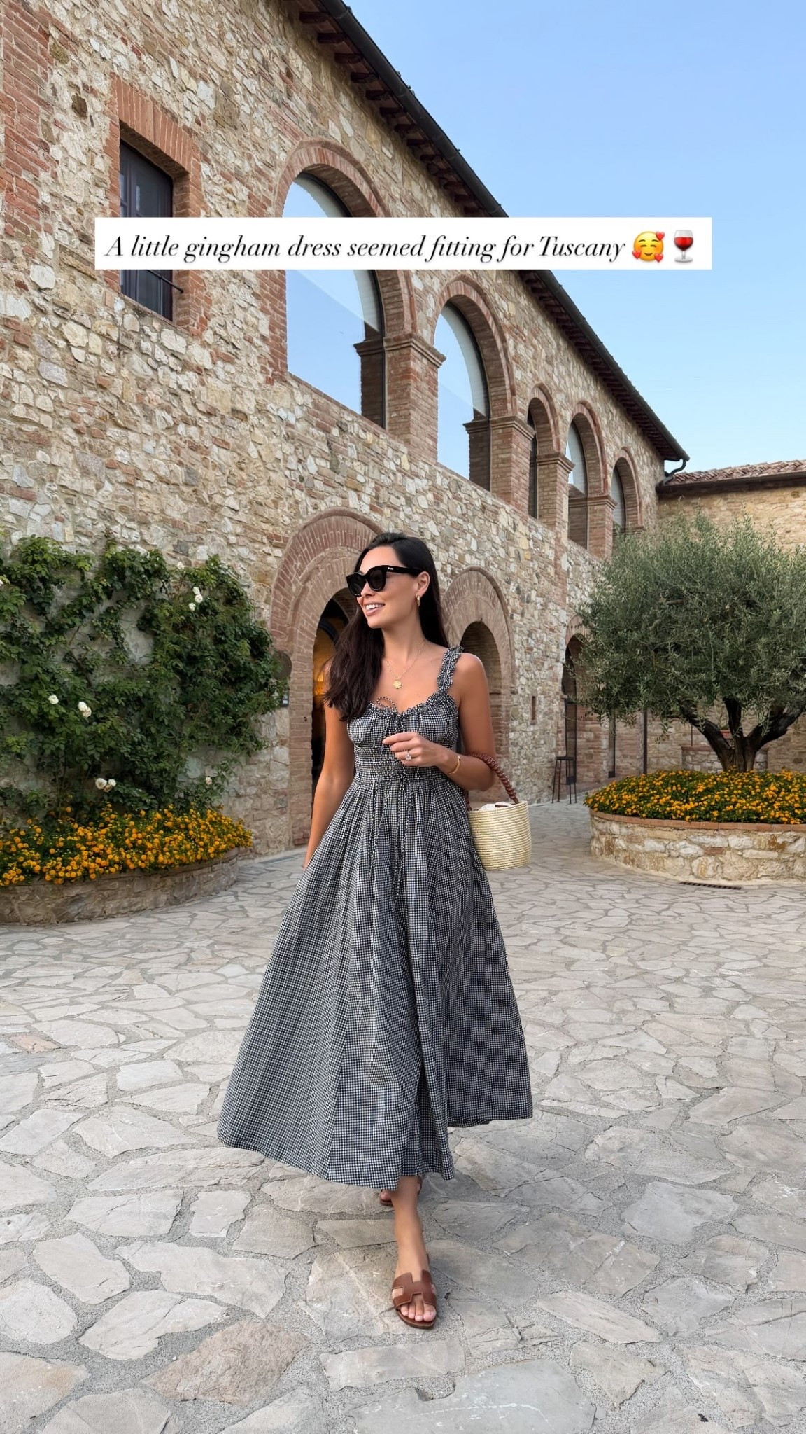 A little gingham dress seemed fitting for Tuscany! Doen dress sold out - similar below.

#LTKootd #LTKdayinmylife #LTKSeasonal