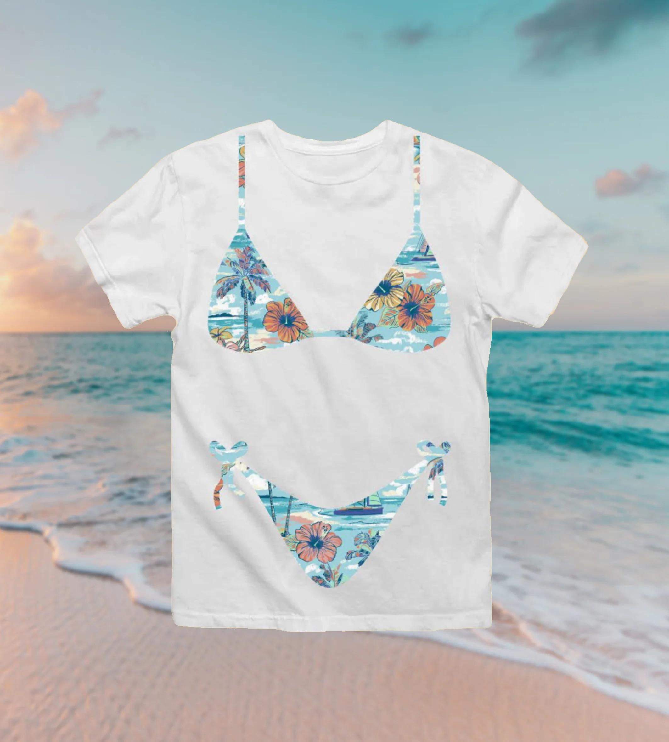 The BVIs - Bikini Tee Shirt | Kenny Flowers