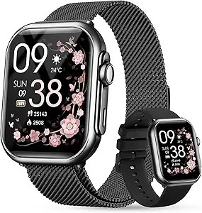 Smart Watch for Women Men Fitness: 1.85" Smart Watch with 30 Days+ Battery Life Make/Recive Call ... | Amazon (US)