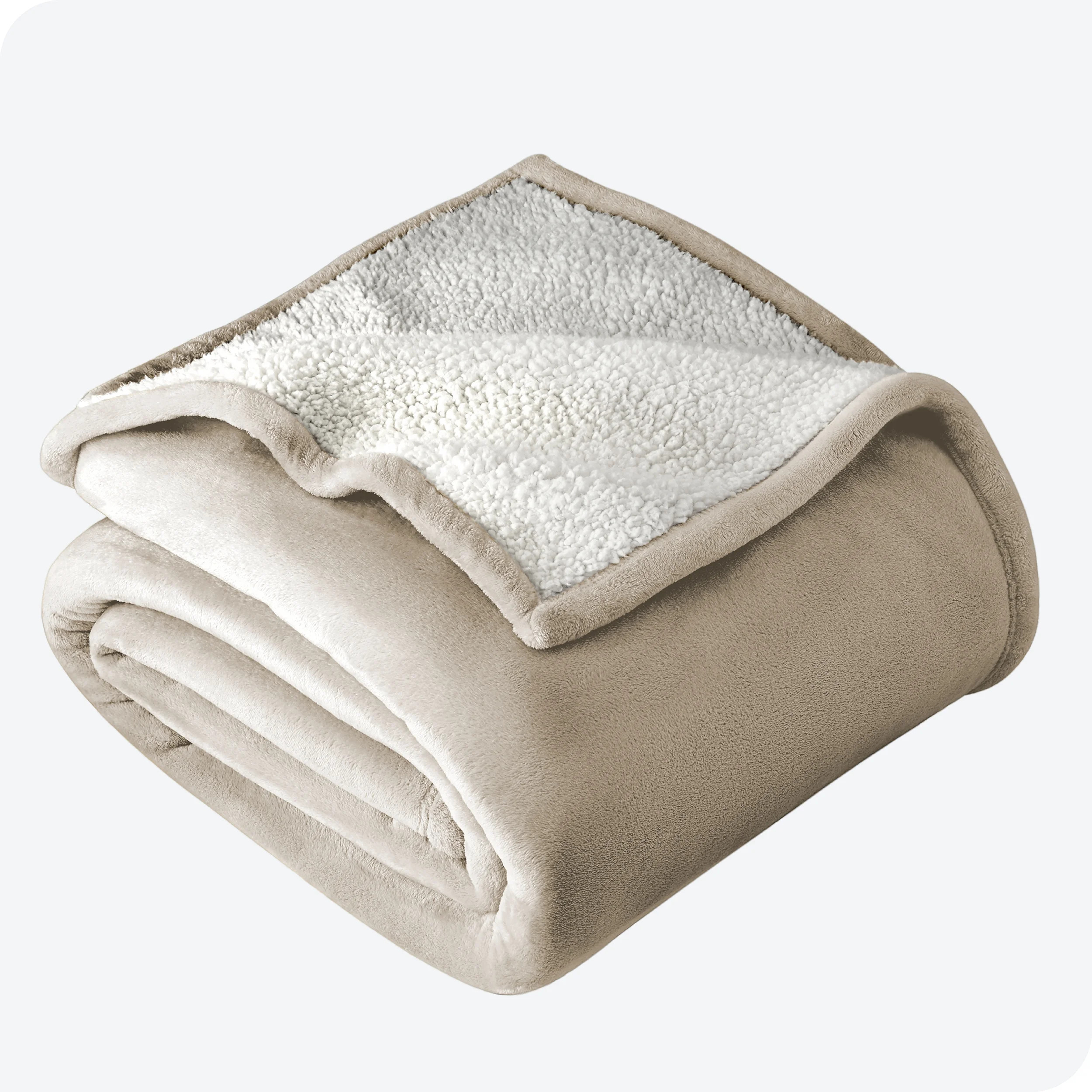 Bare Home Plush Sherpa Bed Blanket - Fluffy & Soft - Reversible - Lightweight - Throw/Travel, Oys... | Walmart (CA)