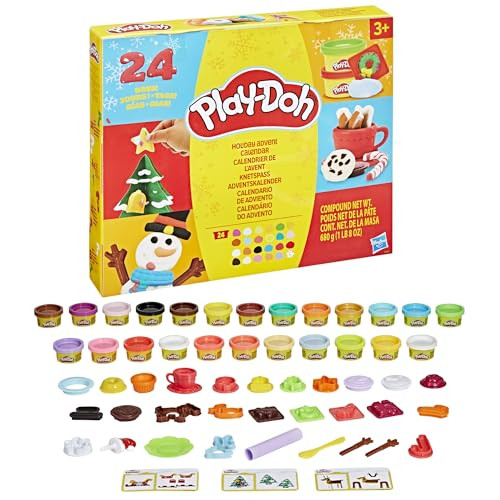 Play-Doh Holiday Advent Calendar for Kids, 24 Day Countdown, Multiple Surprise Gifts Behind Each Door, Arts & Crafts, Ages 3+ | Amazon (US)