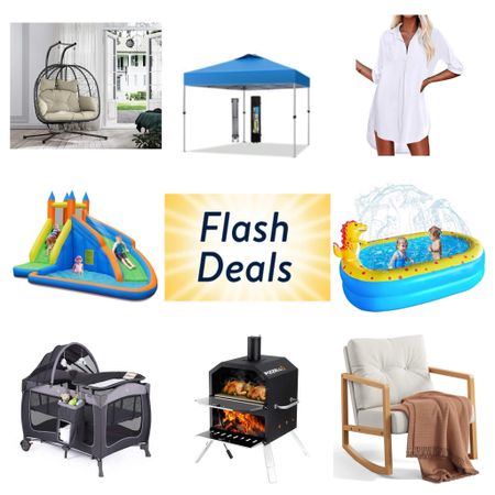 #walmartpartner 
Don’t miss the flash deals happening now on @Walmart! Fashion, home, baby, outdoor toys and more! 