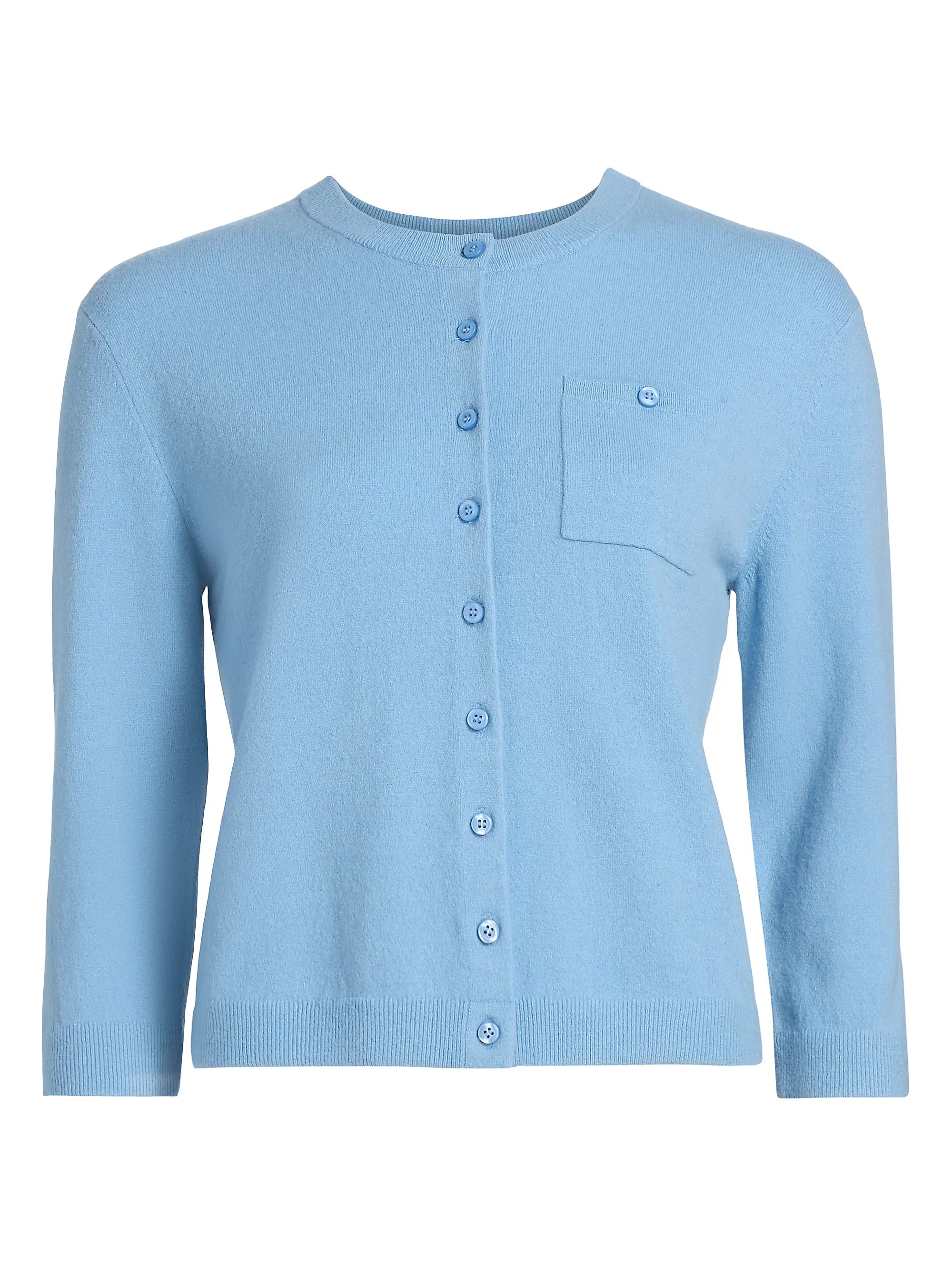 Pocket-Detail Wool-Cashmere Cardigan | Saks Fifth Avenue