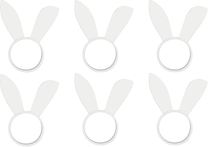 DII CAMZ38804 BUNNY EARS NAPKIN RING SET/6, Set of 6, Easter Piece | Amazon (US)